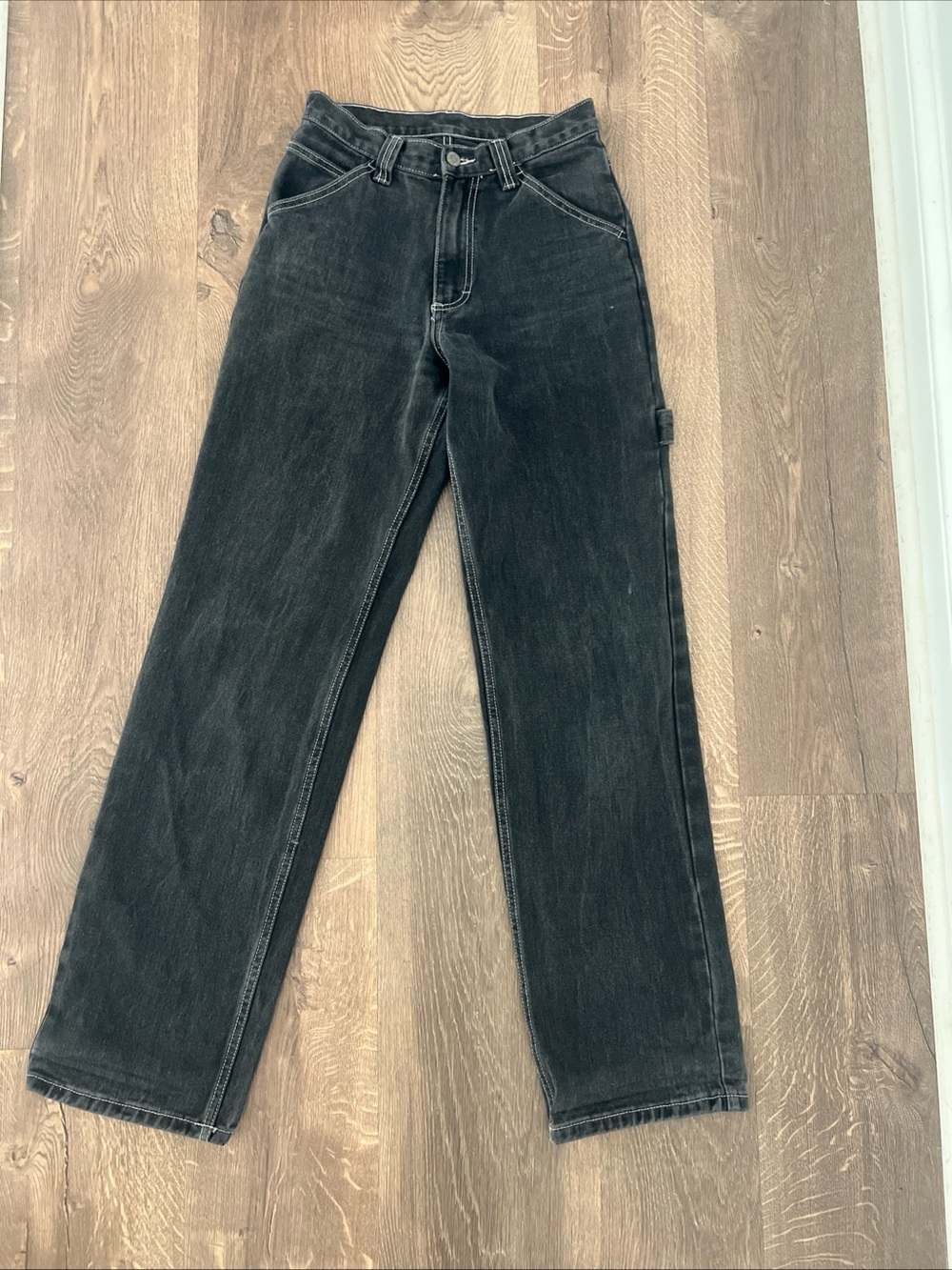 Women’s Grey Straight-Leg Jeans- Y2K inspired by J Galt
